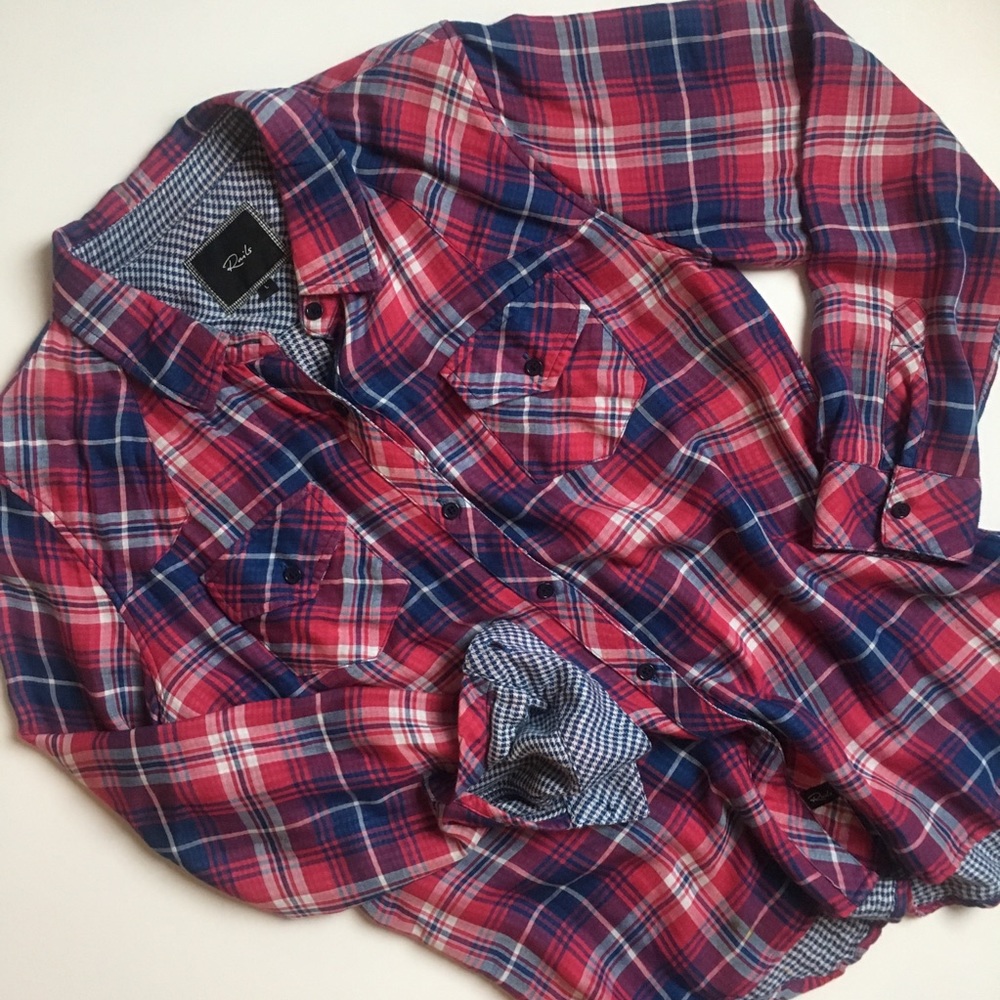 Rails Plaid Button Down
